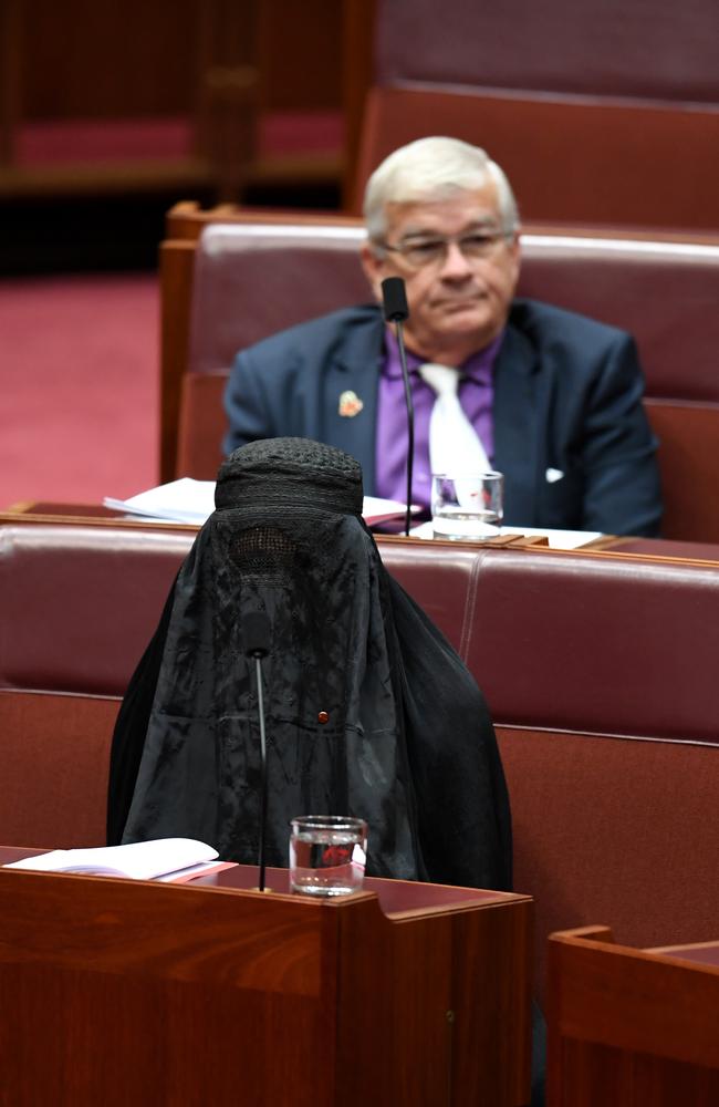 Pauline Hanson Burqa In Senate: Could Lead To ‘time Out’ Rule, Dress ...