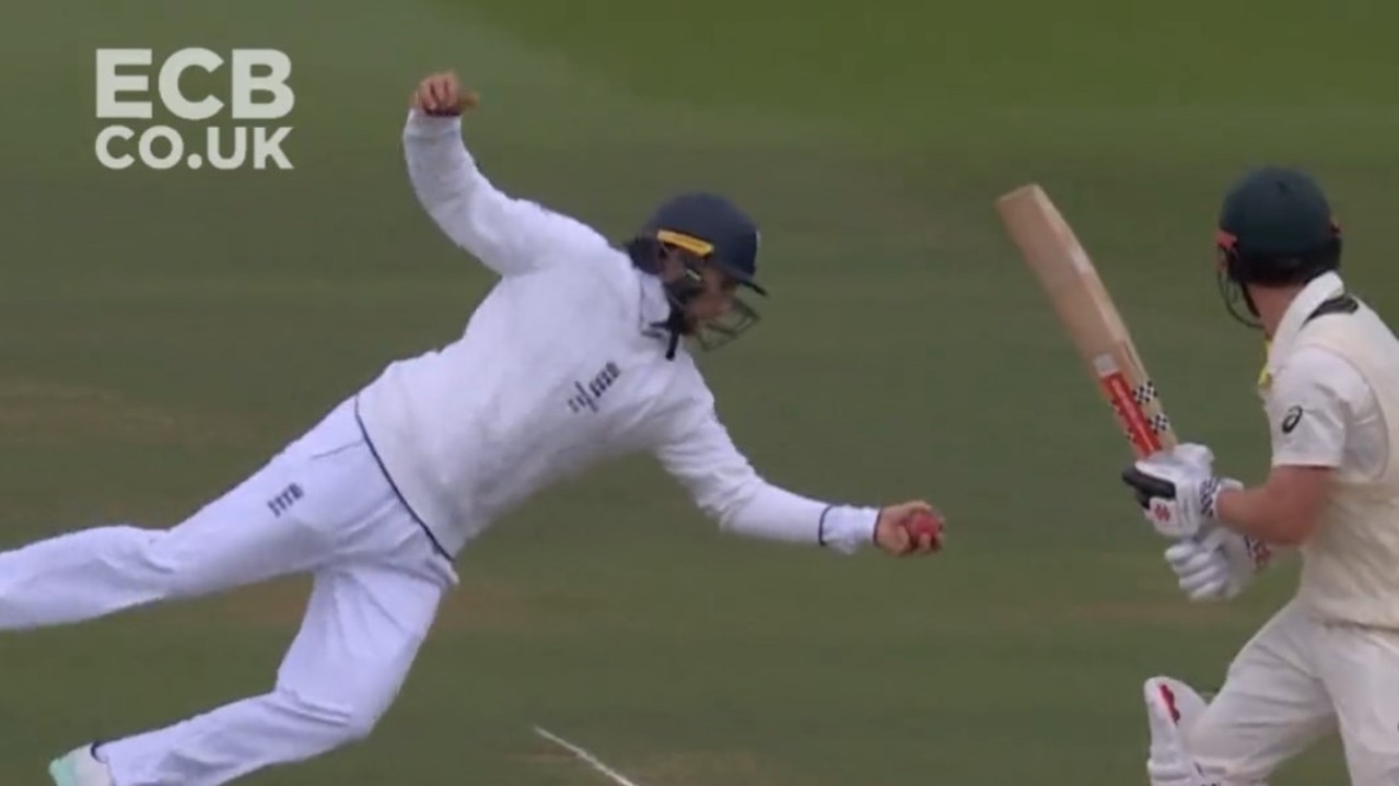 What a catch from Joe Root. Photo: Twitter