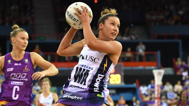 Lightning wing attack Kelsey Browne is braced for battle with the Giants. Picture: AAP