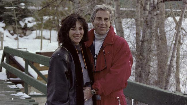 Jeffrey Epstein and Ghislaine Maxwell were a couple for years. Picture: Reuters