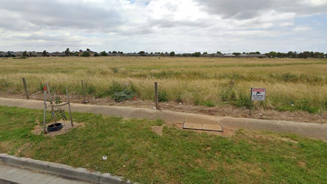 A large block of land sits opposite the property. Picture: Google Maps