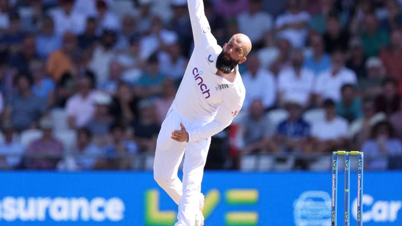 Moeen Ali of England. Photo by Richard Heathcote/Getty Images