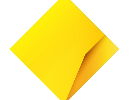 Commonwealth Bank’s new diamond logo. Picture: Supplied