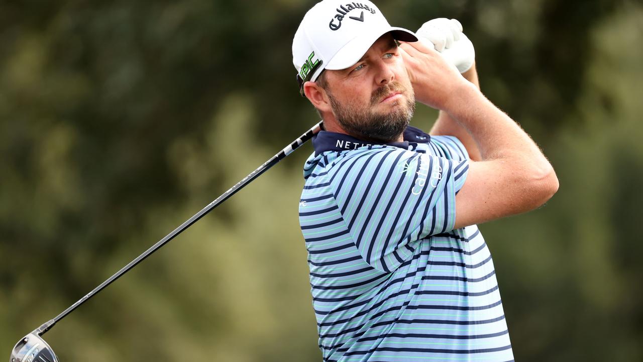 Marc Leishman is the opening round leader at the Houston Open. Picture: Carmen Mandato/Getty Images/AFP