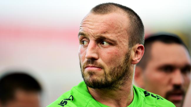 Josh HODGSON. NRL; North Queensland Cowboys Vs Canberra Raiders at 1300 Smiles Stadium. Picture: Alix Sweeney