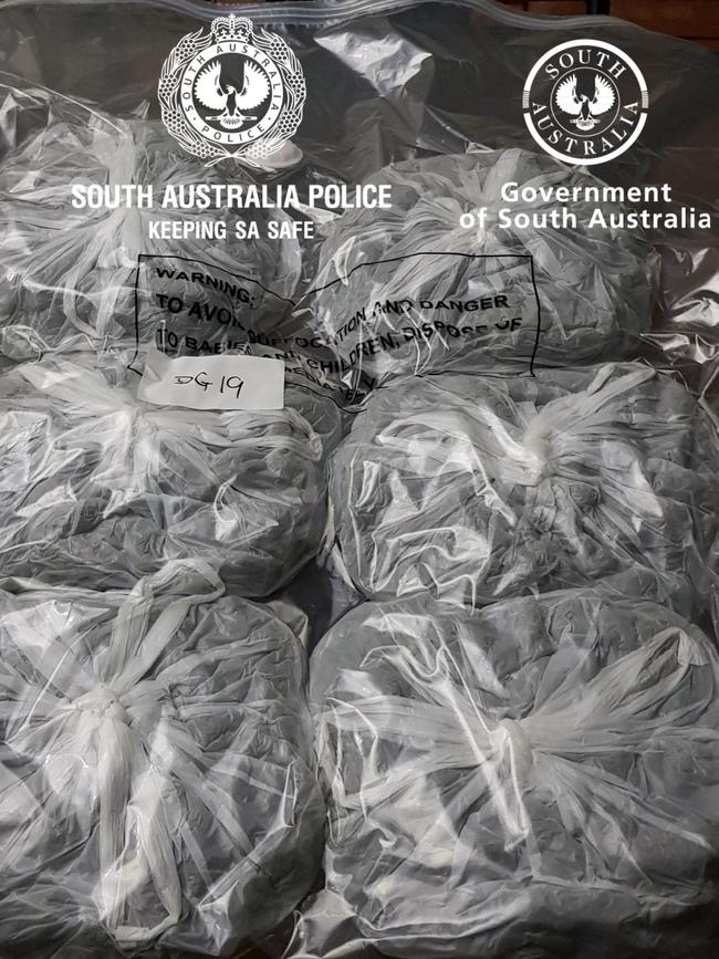 A Happy Valley man has been arrested after drugs and cash were found in his home. Picture: SA Police