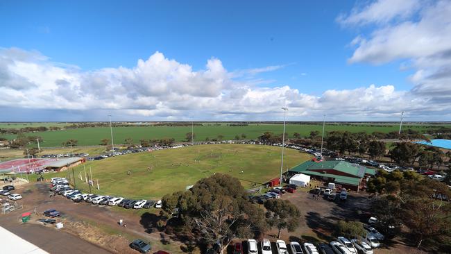 A hockey field has to be created at Nullawil’s home ground following the merger of Nullawil and Wycheproof-Narraport. Picture Yuri Kouzmin