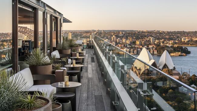 Aster, the bar at the top of InterContinental Sydney.