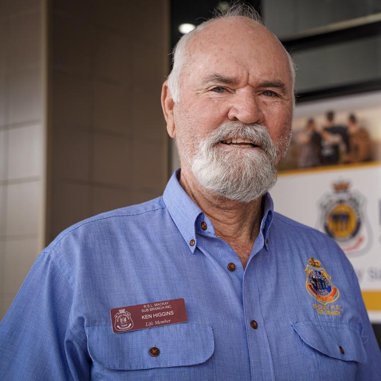 Mackay RSL sub-branch president Ken Higgins. Picture: Heidi Petith