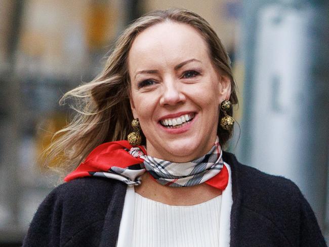 MELBOURNE, AUSTRALIA - Newswire Photos September 20, 2024: Renee Heath arrives at the Melbourne federal court as the defamation battle continues between Moira Deeming vs Victoria Liberal Leader John Pesutto.. Picture: NewsWire / Aaron Francis