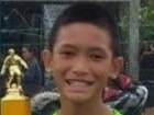 Mongkol Boonpium, 13, was the first to emerge from the cave.