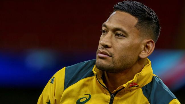 Former Wallabies star Israel Folau. Picture: AFP