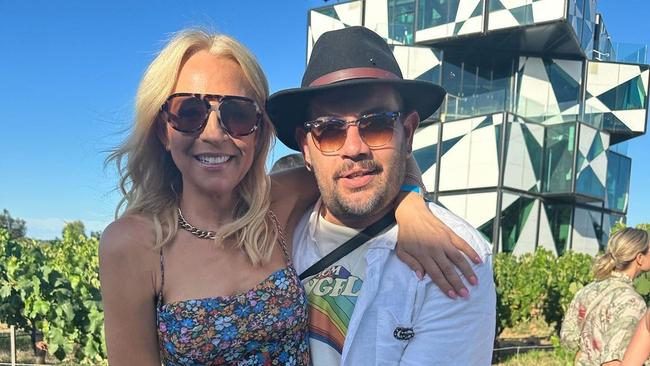 Carrie Bickmore was among guests at the exclusive event at the d'Arenberg Cube. Picture: Instagram