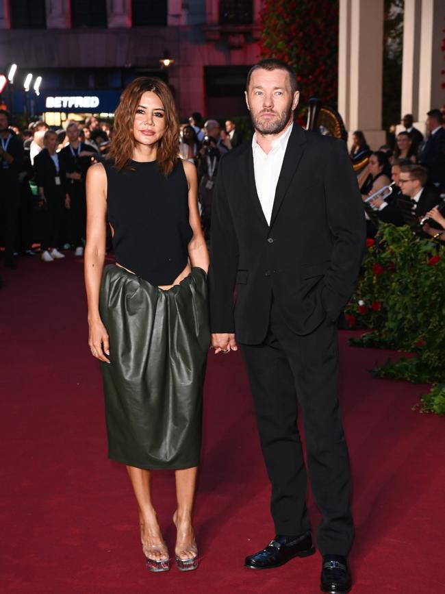 Vogue Australia editor-in-chief Christine Centenera and Joel Edgerton attend Vogue World: London 2023. Photography: Getty Images