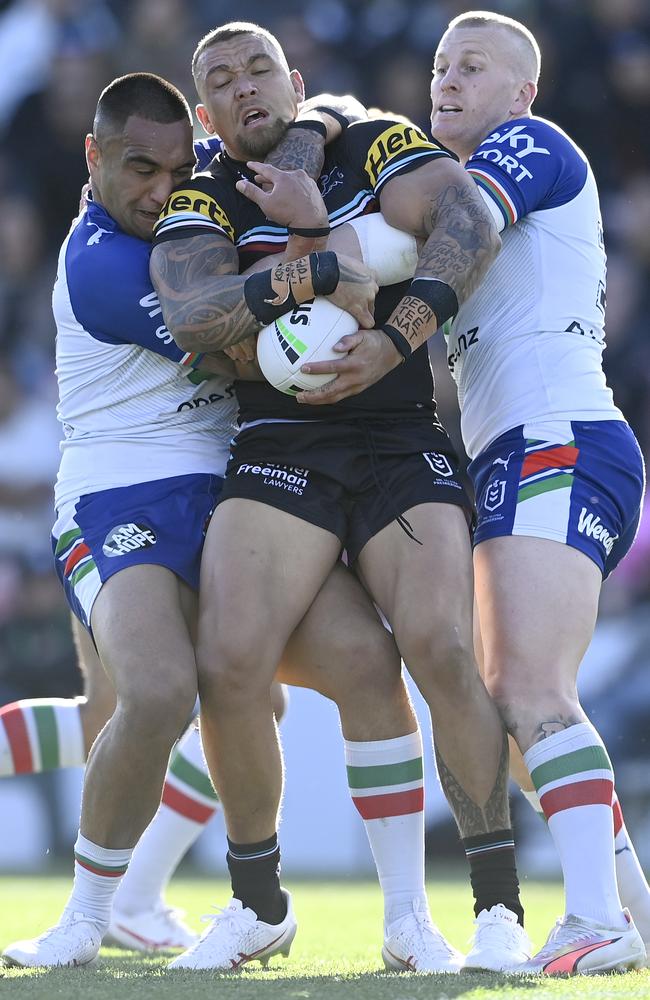 James Fisher-Harris is a massive addition to the Warriors' pack and leadership ranks. Picture: NRL Imagery