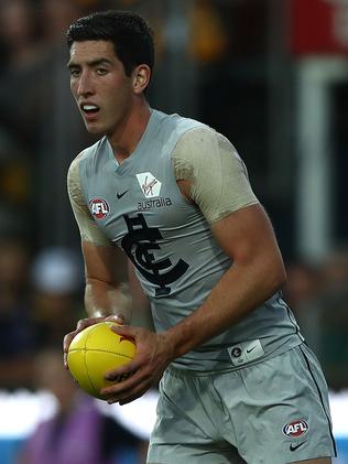 Jacob Weitering was a standout down back for the Blues. Picture: Getty