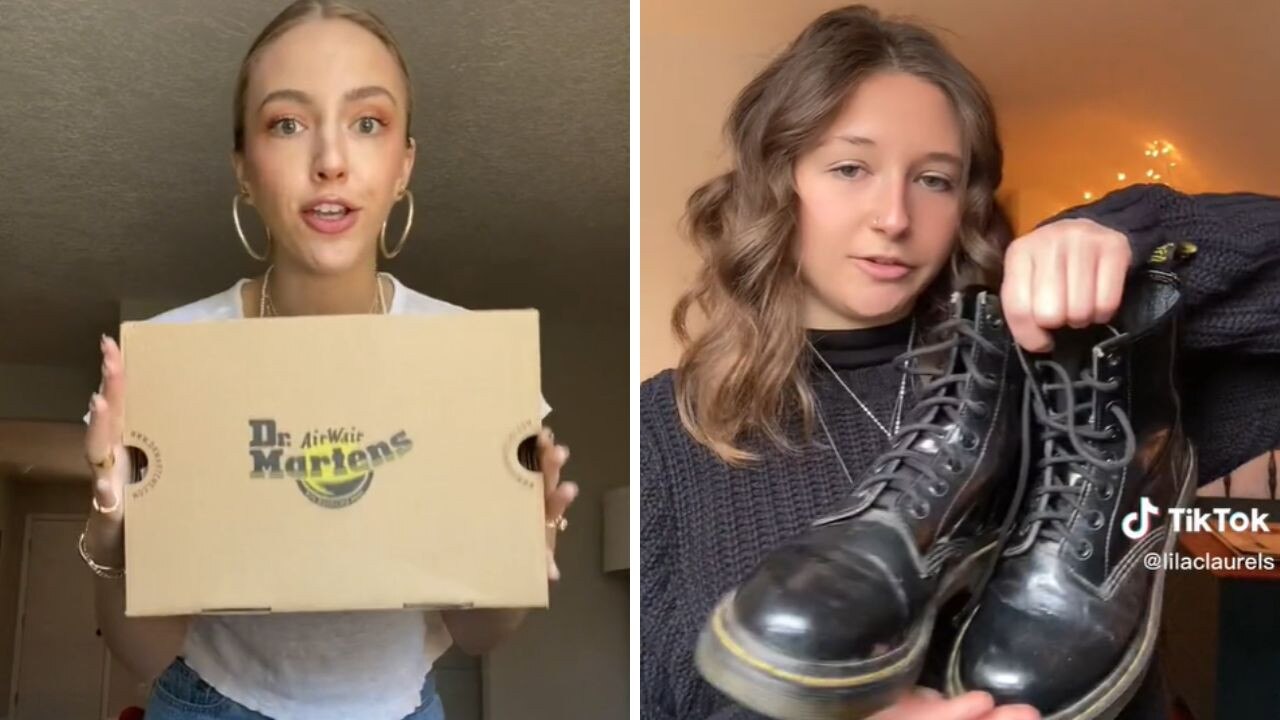 Get up to 50 per cent off Dr. Martens. TikTok: /@rileymariewild /@lilaclaurels