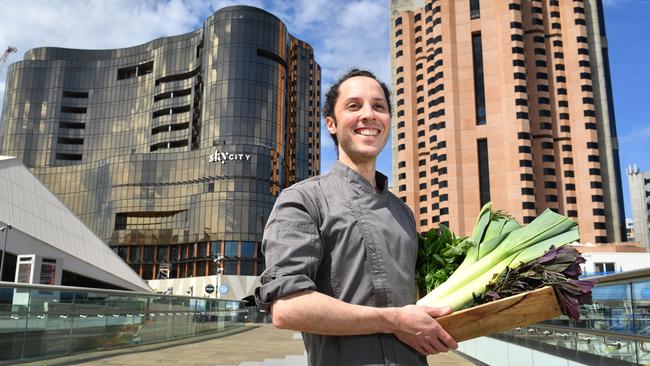 New head chef at SkyCity restaurant Sol, Kane Pollard. Picture: Keryn Stevens.