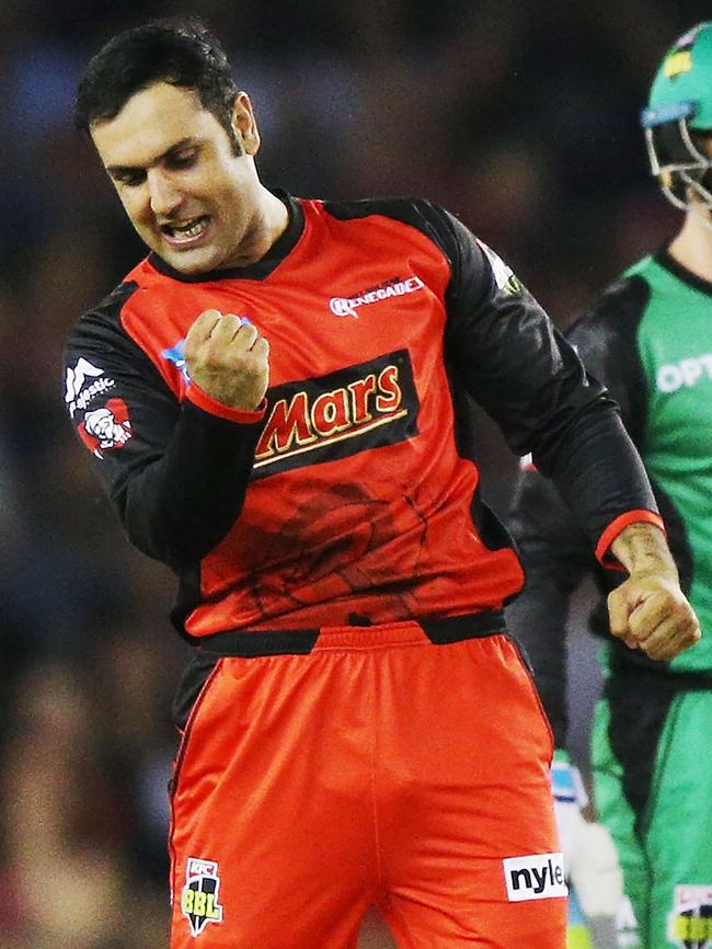 Renegades Afghan spinner Mohammad Nabi.