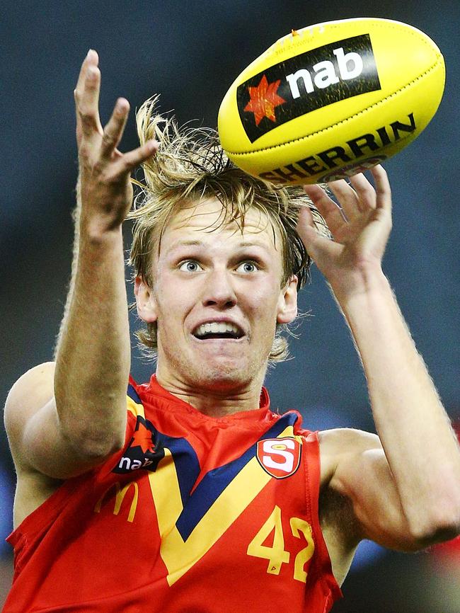 No. 1 draft hopeful Jack Lukosius playing for South Australia in the national under-18 championships. Picture: Michael Dodge/Getty Images)