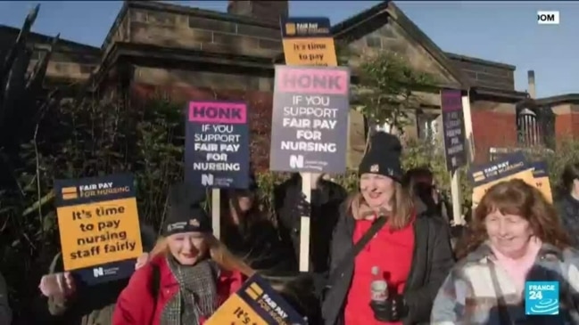 UK NHS biggest-ever walkout: Nurses, ambulance crews strike, straining health system