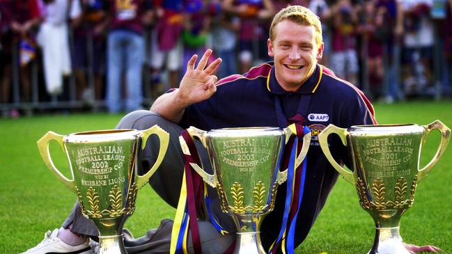 Michael Voss is a triple-premiership hero at Brisbane. Picture: Patrick Hamilton