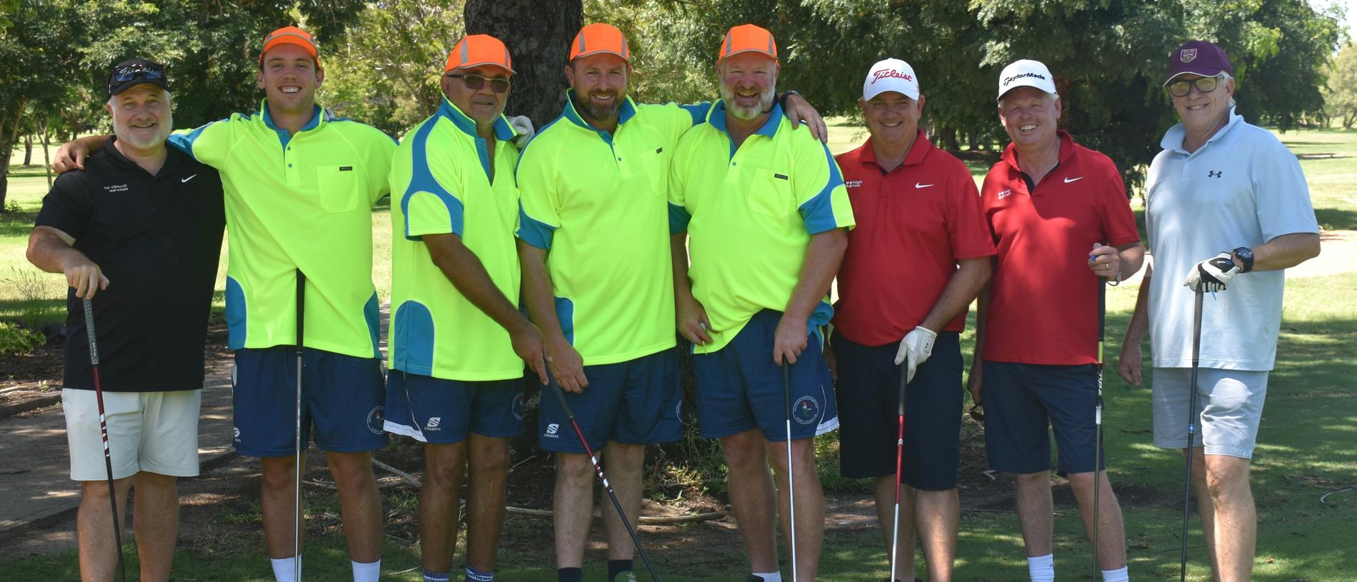 Members of The Agency and Pat O'Driscoll/Knight Frank teams at the inaugural Brendon Hall Memorial Golf Day at the Rockhampton Golf Club on February 16, 2025.