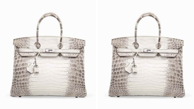 Ten-year-old Hermes Birkin handbag sells for £162,500 - BBC News