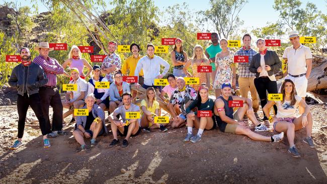 Australian Survivor 2021 castaways.