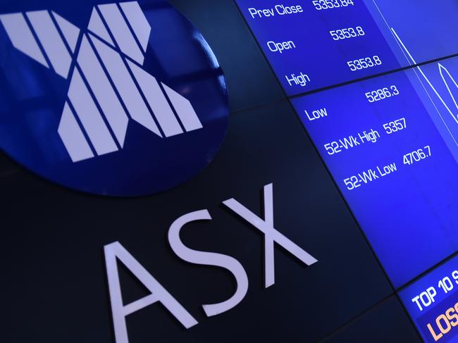 The information boards at the Australian Stock Exchange (ASX) show the market down more than 1% in Sydney, Wednesday, May 4, 2016. (AAP Image/Dean Lewins) NO ARCHIVING