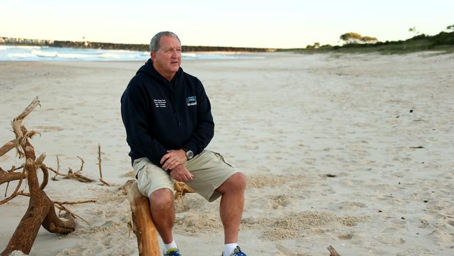 Allan Everson was on the beach when shark attack Matt Lee victim was brought ashore. Picture: David Clark