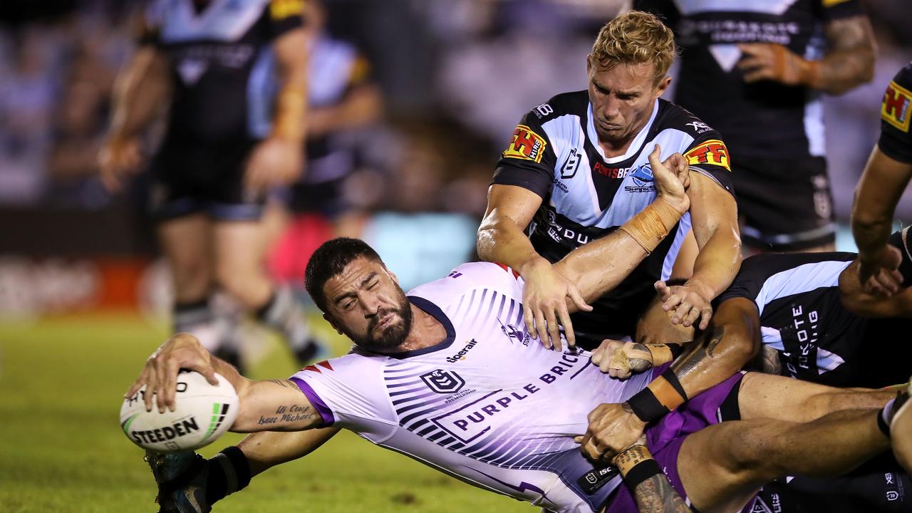 Jesse Bromwich found the tryline on a tough night for the visitors.