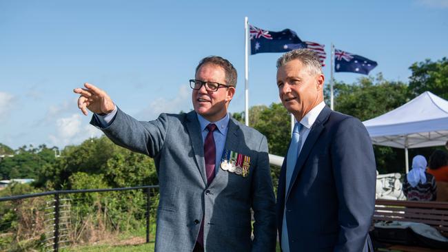 Luke Gosling and Matt Thistlethwaite. Picture: Pema Tamang Pakhrin