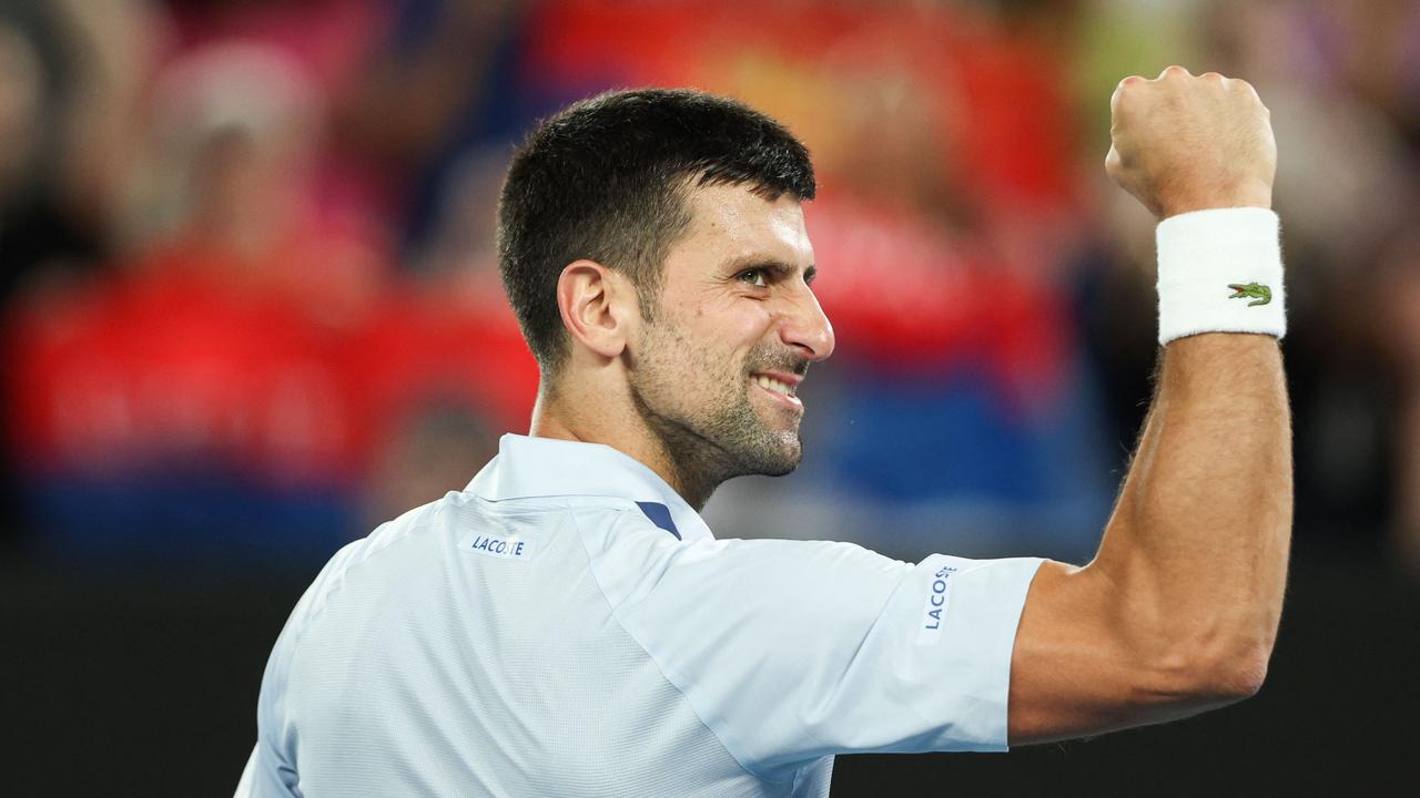 Novak Djokovic is playing in the afternoon again. (Photo by Martin KEEP / AFP)