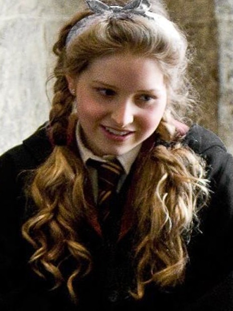 Jessie Cave in Harry Potter.