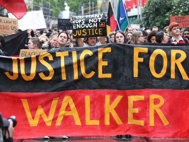 Aboriginal and Torres Strait Islander communities are calling for justice for 19-year-old Warlpiri teenager Kumanjayi Walker, who died after being shot by police. Picture: AAP