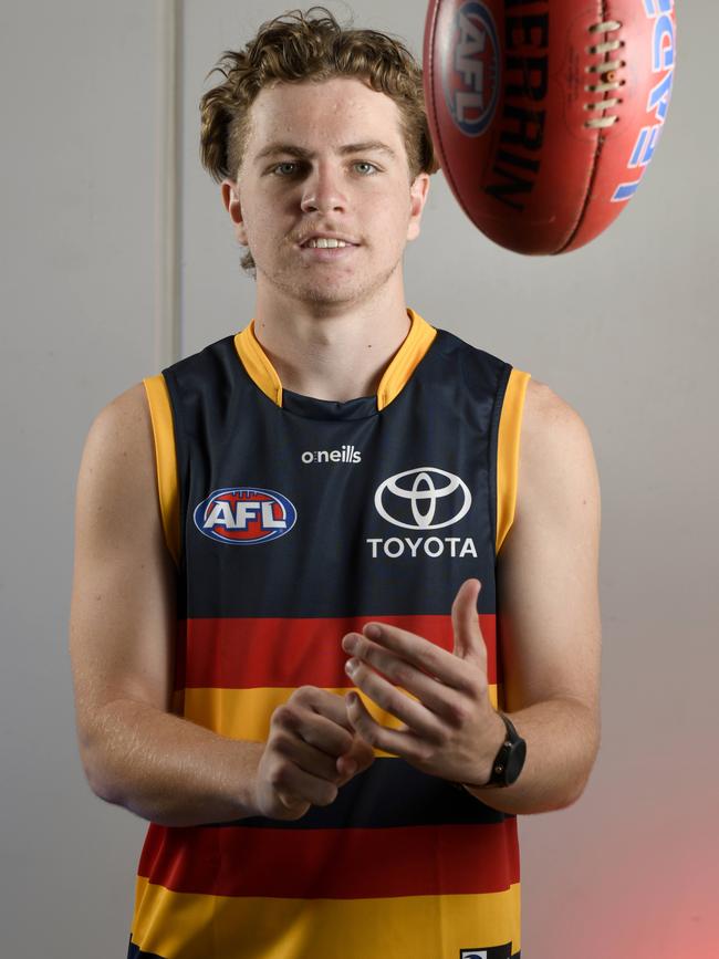 Adelaide Crows draftee Zac Taylor. Picture: Naomi Jellicoe