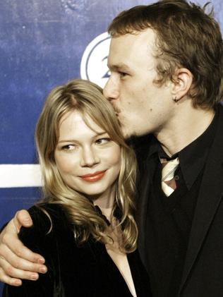 Michelle Williams and Heath Ledger in 2005. Picture: AP