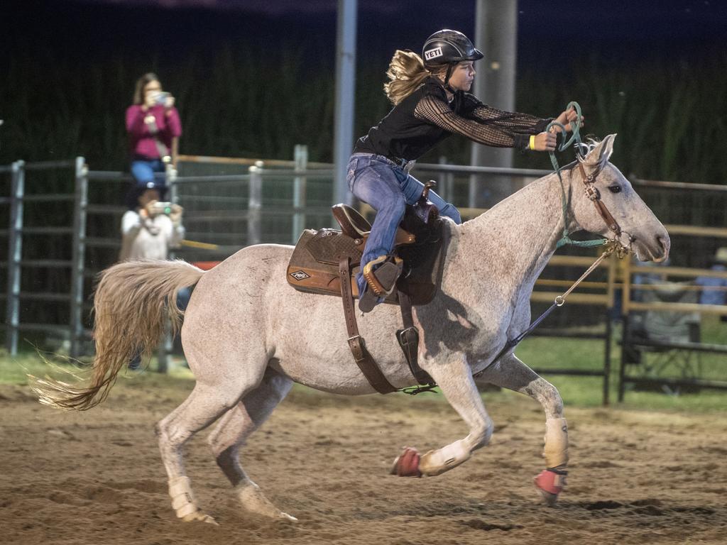 Rylee Bell at Gargett Rodeo Saturday 3 June 2023 Picture: Michaela Harlow