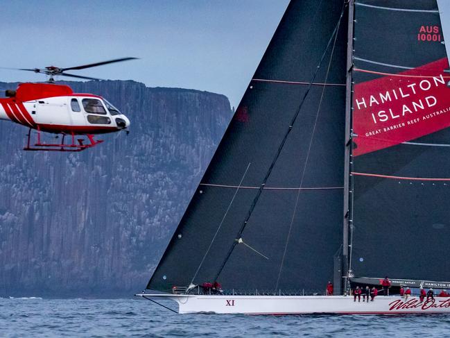 WILD OATS XI, Bow: XI, Sail n: AUS10001, Owner: The Oatley Family, State/Nation: NSW, Design: Reichel Pugh 30m. Source: © Rolex/Studio Borlenghi taken 28/12/2018.