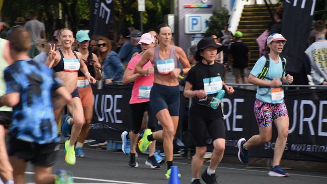 Some of the magic moments and action from the ASICS Runaway Noosa Marathon. Photo: Mark Furler