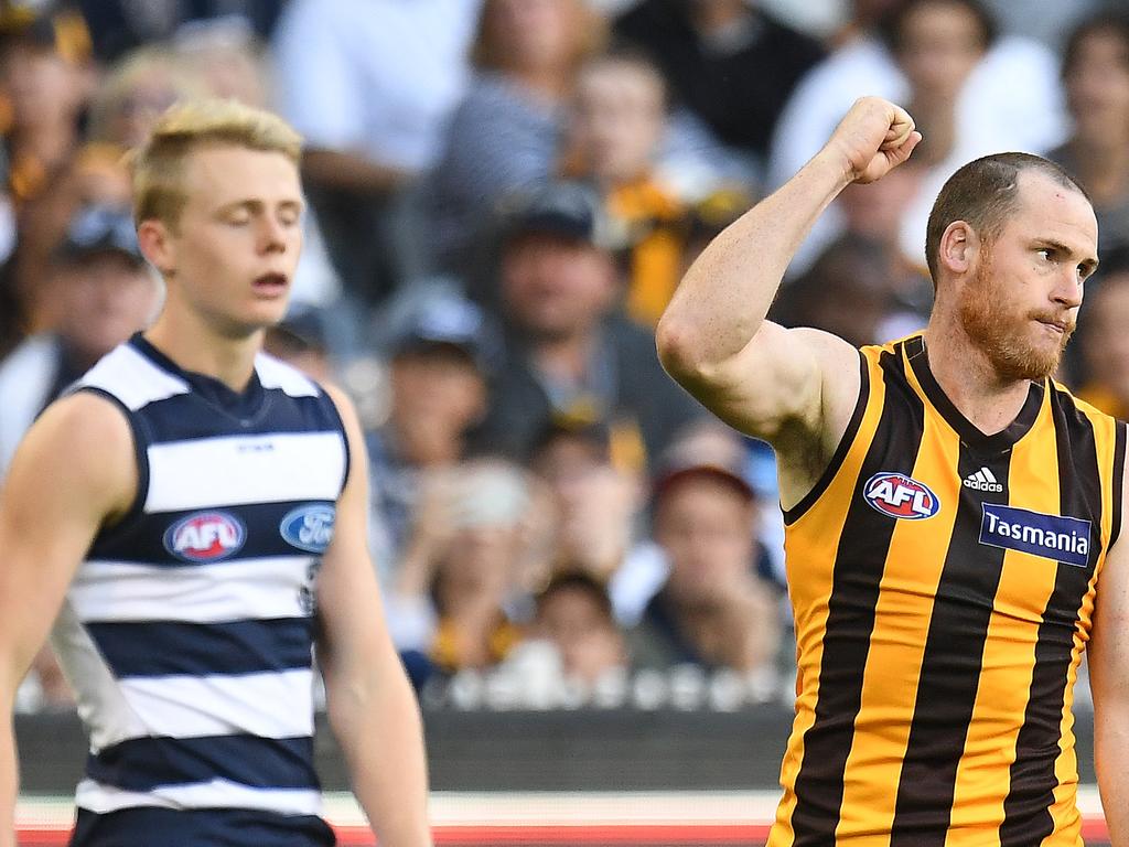 Jarryd Roughead was the matchwinner in 2018. Picture: AAP Image/Julian Smith