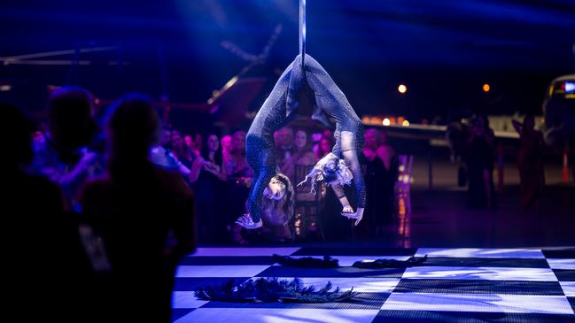CareFlight's 2025 Hangar Ball raised more than $230,000 to support emergency aeromedical services across the Northern Territory. The event was James Bond-themed and welcomed more than 450 guests. Picture: North Australia Media