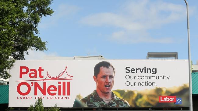 Pat O Neill S Labor For Brisbane Billboards Army Issues Take Down Orders Au