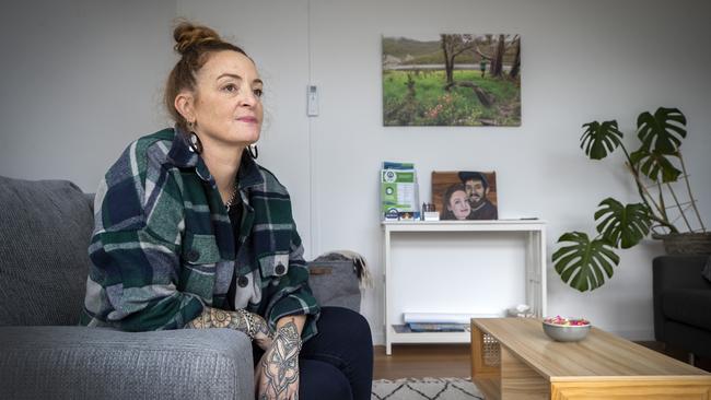 Faith Tkalac has opened "Jari's Place" in Huonville – a refuge for men and their children who have fallen on tough times. Picture: Chris Kidd