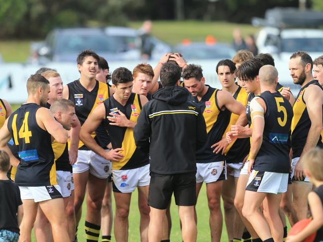 Gleeson said he wanted to focus on tweaking the style of football Torquay would play next year, and take steps in his progression as a coach. Picture: Alan Barber