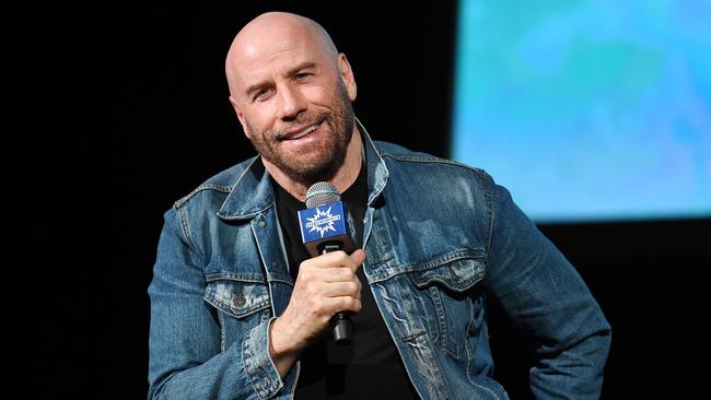 Hollywood star John Travolta during a Q&A at the Supanova Pop Culture Expo in Adelaide. Picture: Tom Huntley