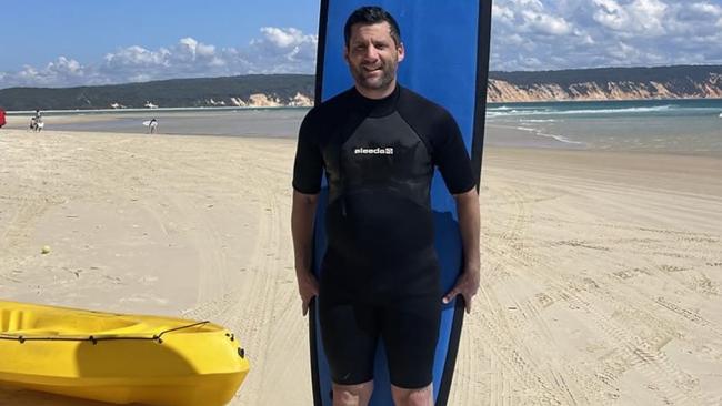 Joel Cauchi at the beach. A former flatmate says: ‘I don’t feel he would have done anything in a normal situation, so my thought is that his mental illness got worse or somehow he got involved with drugs.’ Picture: supplied