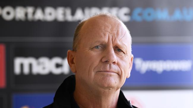 Ken Hinkley has dismissed reports about him crossing to the Giants. Picture: Mark Brake/Getty Images