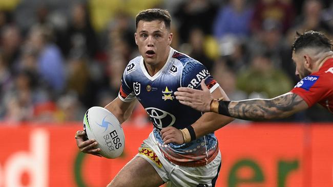 Cowboys fullback Scott Drinkwater has attracted interest from rival clubs. Picture: Ian Hitchcock/Getty Images